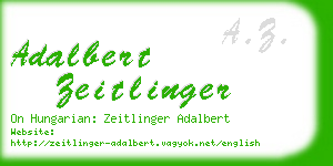 adalbert zeitlinger business card